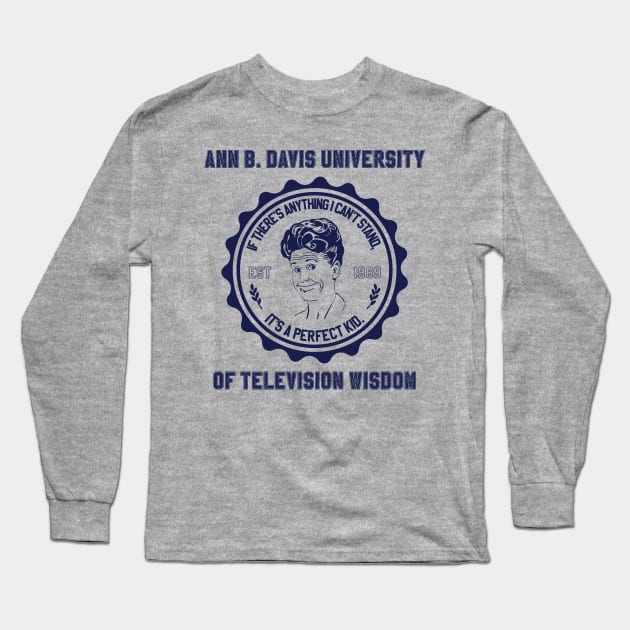 University of Television Wisdom Long Sleeve T-Shirt by Rabassa